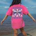 Maestra El Salvador Coquette Bow Hispanic Spanish Teacher Women's Comfort Colors T-Shirt Back Print Crunchberry Maestra El Salvador Coquette Bow Hispanic Spanish Teacher Women's Comfort Colors T-Shirt Back Print Crunchberry