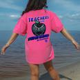 Marvel Teachers Are Super Heroes In Disguise Panther Women's Comfort Colors T-Shirt Back Print Crunchberry Marvel Teachers Are Super Heroes In Disguise Panther Women's Comfort Colors T-Shirt Back Print Crunchberry
