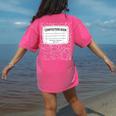 Matching Group Halloween Costume For Teachers Women's Comfort Colors T-Shirt Back Print Crunchberry