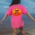 Math Teacher Halloween Costume Pumpkin Pi Pun Pie Men Women's Comfort Colors T-Shirt Back Print Crunchberry Math Teacher Halloween Costume Pumpkin Pi Pun Pie Men Women's Comfort Colors T-Shirt Back Print Crunchberry