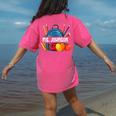 Ms Johnson Personalized Name Back To School Teacher For Men Women Kids Women's Comfort Colors T-Shirt Back Print Crunchberry