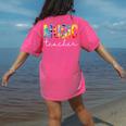 Music Teacher Tie Dye Appreciation Day Hello Back To School Men Women Women's Comfort Colors T-Shirt Back Print Crunchberry Music Teacher Tie Dye Appreciation Day Hello Back To School Men Women Women's Comfort Colors T-Shirt Back Print Crunchberry