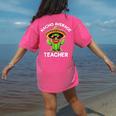 Nacho Average Teacher Sarcastic Women Teaching Women's Comfort Colors T-Shirt Back Print Crunchberry Nacho Average Teacher Sarcastic Women Teaching Women's Comfort Colors T-Shirt Back Print Crunchberry