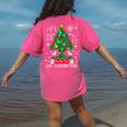 Oh Chemistree Scientist Chemical Christmas Xmas Teacher Women's Comfort Colors T-Shirt Back Print Crunchberry Oh Chemistree Scientist Chemical Christmas Xmas Teacher Women's Comfort Colors T-Shirt Back Print Crunchberry