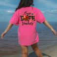 One Dope Teacher Women's Comfort Colors T-Shirt Back Print Crunchberry One Dope Teacher Women's Comfort Colors T-Shirt Back Print Crunchberry