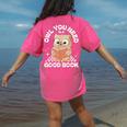Owl You Need Is A Good Book Teacher Librarian Reading Women's Comfort Colors T-Shirt Back Print Crunchberry Owl You Need Is A Good Book Teacher Librarian Reading Women's Comfort Colors T-Shirt Back Print Crunchberry