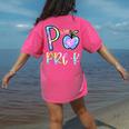 P Is For Pre-K Preschool Teacher Tie Dye Back To School Women's Comfort Colors T-Shirt Back Print Crunchberry P Is For Pre-K Preschool Teacher Tie Dye Back To School Women's Comfort Colors T-Shirt Back Print Crunchberry