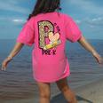 P Is For Pre K Teacher Leopard First Day Of School For Men Women Girls Kids Women's Comfort Colors T-Shirt Back Print Crunchberry P Is For Pre K Teacher Leopard First Day Of School For Men Women Girls Kids Women's Comfort Colors T-Shirt Back Print Crunchberry