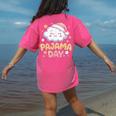 Pajama Day School Spirit Week Fun Cloud Teacher Women's Comfort Colors T-Shirt Back Print Crunchberry Pajama Day School Spirit Week Fun Cloud Teacher Women's Comfort Colors T-Shirt Back Print Crunchberry