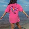 Para Heart Teacher Paraprofessional Paraeducator Men Women Women's Comfort Colors T-Shirt Back Print Crunchberry Para Heart Teacher Paraprofessional Paraeducator Men Women Women's Comfort Colors T-Shirt Back Print Crunchberry