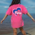 Para Heart Teacher Paraprofessional School Appreciation Women's Comfort Colors T-Shirt Back Print Crunchberry Para Heart Teacher Paraprofessional School Appreciation Women's Comfort Colors T-Shirt Back Print Crunchberry