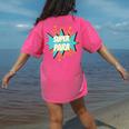Para Shirt Super Para Paraprofessional Teacher Women's Comfort Colors T-Shirt Back Print Crunchberry