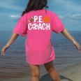 PE Gym Teacher Quotes School Class Instructor And Coach Women's Comfort Colors T-Shirt Back Print Crunchberry PE Gym Teacher Quotes School Class Instructor And Coach Women's Comfort Colors T-Shirt Back Print Crunchberry