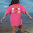 PE Teacher The More You Say Physical Education Teacher Women's Comfort Colors T-Shirt Back Print Crunchberry