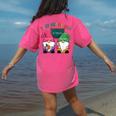 Poly-Gnome-Ials Algebra Teacher Calcul Teacher Women's Comfort Colors T-Shirt Back Print Crunchberry