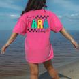 Pre-K Paraprofessional Teacher Back To School Vibes Women's Comfort Colors T-Shirt Back Print Crunchberry Pre-K Paraprofessional Teacher Back To School Vibes Women's Comfort Colors T-Shirt Back Print Crunchberry