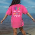 Pre-K Teacher Adventure Begins First Day Preschool Teachers Women's Comfort Colors T-Shirt Back Print Crunchberry Pre-K Teacher Adventure Begins First Day Preschool Teachers Women's Comfort Colors T-Shirt Back Print Crunchberry