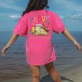 Prove It Text Evidence English Teacher Reading Teacher Women's Comfort Colors T-Shirt Back Print Crunchberry