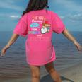 If You Can Read This Thank A Teacher Women's Comfort Colors T-Shirt Back Print Crunchberry