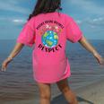 Reduce Reuse Recycle Respect Earth Day Teacher Girl Women Women's Comfort Colors T-Shirt Back Print Crunchberry Reduce Reuse Recycle Respect Earth Day Teacher Girl Women Women's Comfort Colors T-Shirt Back Print Crunchberry