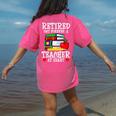 Retired But Forever a Teacher At Heart Teacher Retirement Women's Comfort Colors T-Shirt Back Print Crunchberry Retired But Forever a Teacher At Heart Teacher Retirement Women's Comfort Colors T-Shirt Back Print Crunchberry