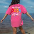 Retirement Class Of 2025 Teacher Countdown Loading Teacher Women's Comfort Colors T-Shirt Back Print Crunchberry