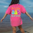Retro Are You Falloween Direction Teacher Spooky Halloween Women's Comfort Colors T-Shirt Back Print Crunchberry