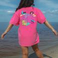 Retro Physical Education Vibes Gym Teacher Phys Ed Teacher Women's Comfort Colors T-Shirt Back Print Crunchberry