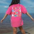 Retro Play Is Learning Kindergarten Teacher Team Women Women's Comfort Colors T-Shirt Back Print Crunchberry Retro Play Is Learning Kindergarten Teacher Team Women Women's Comfort Colors T-Shirt Back Print Crunchberry