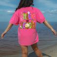 Retro Trick Or Teach Leopard Ghost Halloween Spooky Teacher Women's Comfort Colors T-Shirt Back Print Crunchberry Retro Trick Or Teach Leopard Ghost Halloween Spooky Teacher Women's Comfort Colors T-Shirt Back Print Crunchberry