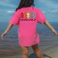 Rock Abcd Back To School Abcd Preschool Teacher Appreciation Women's Comfort Colors T-Shirt Back Print Crunchberry