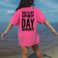 School Teacher Spirit Day Costume For Men Women Women's Comfort Colors T-Shirt Back Print Crunchberry