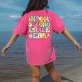 In My Second Grade Era Girl Back To School 2nd Grade Teacher Women's Comfort Colors T-Shirt Back Print Crunchberry In My Second Grade Era Girl Back To School 2nd Grade Teacher Women's Comfort Colors T-Shirt Back Print Crunchberry