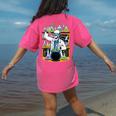 Skeleton Mad Scientist Halloween Costume Science Teacher Women's Comfort Colors T-Shirt Back Print Crunchberry Skeleton Mad Scientist Halloween Costume Science Teacher Women's Comfort Colors T-Shirt Back Print Crunchberry