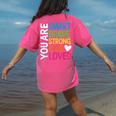 You Are SMART BRAVE STRONG KIND LOVED MOTIVATION TEACHER KID Women's Comfort Colors T-Shirt Back Print Crunchberry You Are SMART BRAVE STRONG KIND LOVED MOTIVATION TEACHER KID Women's Comfort Colors T-Shirt Back Print Crunchberry