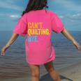 Sorry Can't Quilting Bye Teacher Student Quilting Women's Comfort Colors T-Shirt Back Print Crunchberry Sorry Can't Quilting Bye Teacher Student Quilting Women's Comfort Colors T-Shirt Back Print Crunchberry