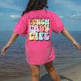 Soul Bleach Teacher Staff First Day Of School Last Hugs & High Fives Lunch Lady Vibes Blue Classic Fit Women's Comfort Colors T-Shirt Back Print Crunchberry Soul Bleach Teacher Staff First Day Of School Last Hugs & High Fives Lunch Lady Vibes Blue Classic Fit Women's Comfort Colors T-Shirt Back Print Crunchberry
