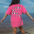 Space Science Student Teacher Leonard Moon Phases Men Women Kids Women's Comfort Colors T-Shirt Back Print Crunchberry