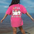 SPED Boo Crew Halloween Floral Ghost Special Ed SPED Teacher For Men Women Kids Women's Comfort Colors T-Shirt Back Print Crunchberry SPED Boo Crew Halloween Floral Ghost Special Ed SPED Teacher For Men Women Kids Women's Comfort Colors T-Shirt Back Print Crunchberry