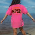 Sped Squad Team Special Education Teacher Halloween Women's Comfort Colors T-Shirt Back Print Crunchberry Sped Squad Team Special Education Teacher Halloween Women's Comfort Colors T-Shirt Back Print Crunchberry