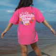 In My Substitute Teacher Era Women's Comfort Colors T-Shirt Back Print Crunchberry