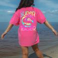 Super Teacher Back To School Apple Tie Dye First Day Women's Comfort Colors T-Shirt Back Print Crunchberry Super Teacher Back To School Apple Tie Dye First Day Women's Comfort Colors T-Shirt Back Print Crunchberry