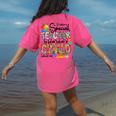 It Takes A Special Teacher To Hear What A Child Cannot Say Women's Comfort Colors T-Shirt Back Print Crunchberry