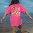 I Teach The Cutest Pumpkins In The Patch Halloween Teacher Women's Comfort Colors T-Shirt Back Print Crunchberry