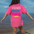 I Teach Rockstars Tee Orchestra Music Teacher Back To School Women's Comfort Colors T-Shirt Back Print Crunchberry I Teach Rockstars Tee Orchestra Music Teacher Back To School Women's Comfort Colors T-Shirt Back Print Crunchberry
