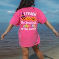 I Teach The Smartest Pumpkins The Patch Teacher Fall Season For Men Women Kids Women's Comfort Colors T-Shirt Back Print Crunchberry I Teach The Smartest Pumpkins The Patch Teacher Fall Season For Men Women Kids Women's Comfort Colors T-Shirt Back Print Crunchberry