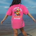 I Teach The Sweetest Duckies Teacher Rubber Duck Teaching Women's Comfort Colors T-Shirt Back Print Crunchberry I Teach The Sweetest Duckies Teacher Rubber Duck Teaching Women's Comfort Colors T-Shirt Back Print Crunchberry