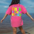 This Teacher 80s 90s Teachers's Day Glows Last Day Of School Women's Comfort Colors T-Shirt Back Print Crunchberry This Teacher 80s 90s Teachers's Day Glows Last Day Of School Women's Comfort Colors T-Shirt Back Print Crunchberry