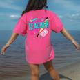 Teacher 90s Retro Colorful Teacher Of The 90s Back To School Women's Comfort Colors T-Shirt Back Print Crunchberry Teacher 90s Retro Colorful Teacher Of The 90s Back To School Women's Comfort Colors T-Shirt Back Print Crunchberry
