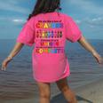 Teacher We Are Like a Box Of Crayons Back To School Women's Comfort Colors T-Shirt Back Print Crunchberry Teacher We Are Like a Box Of Crayons Back To School Women's Comfort Colors T-Shirt Back Print Crunchberry